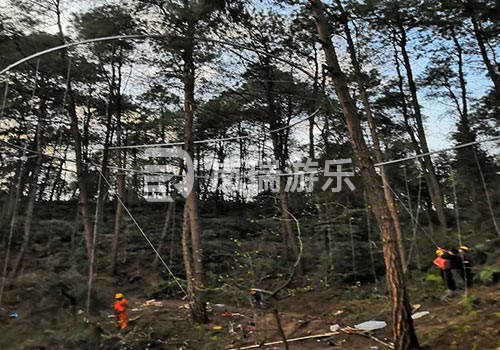 原子飛車(chē)施工現(xiàn)場(chǎng)